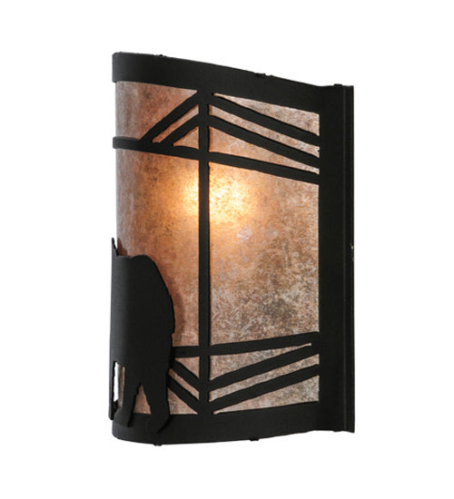 Meyda Tiffany - 22937 - One Light Wall Sconce - Lone Bear - Black