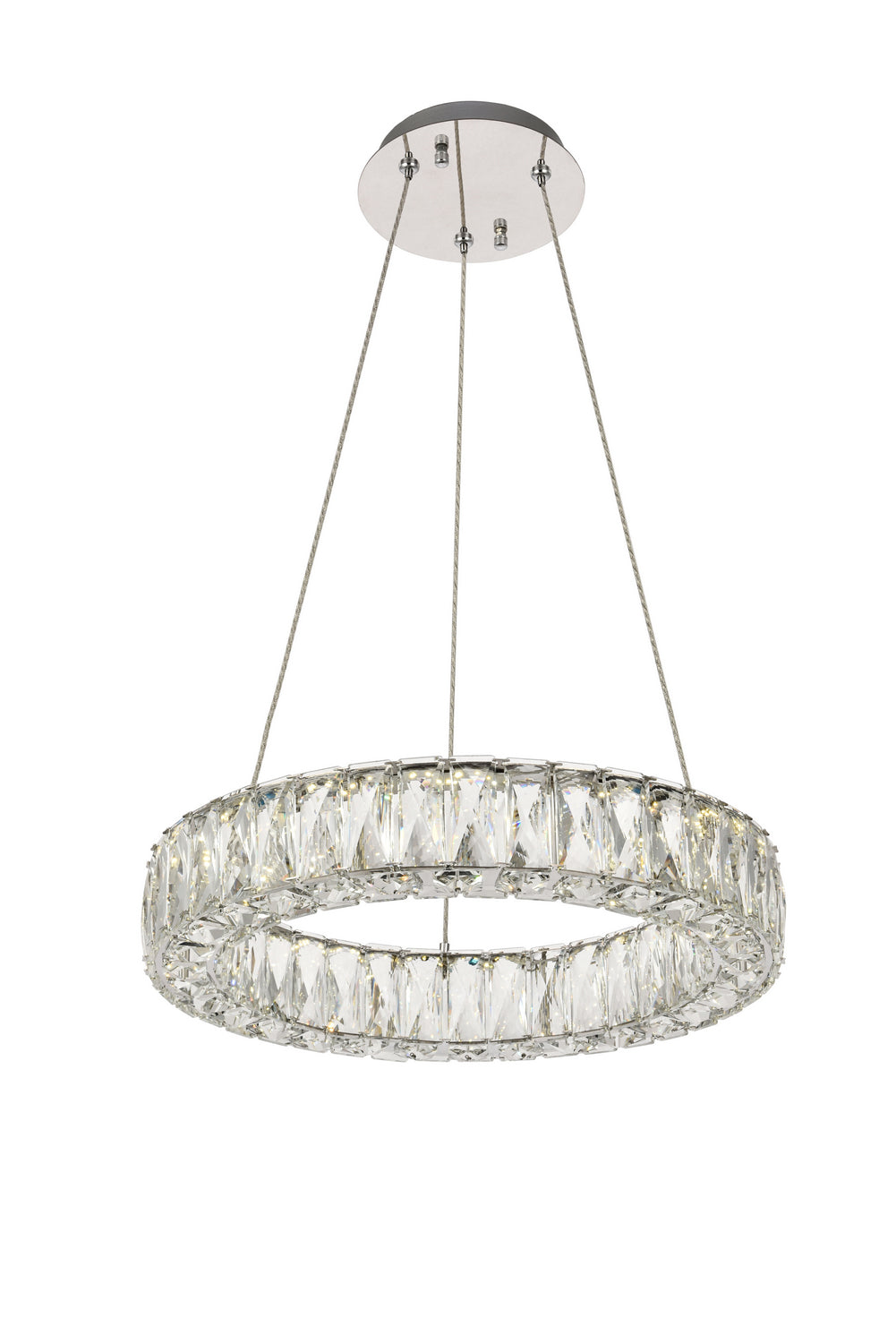 Elegant Lighting - 3503D17C - LED Chandelier - Monroe - Chrome