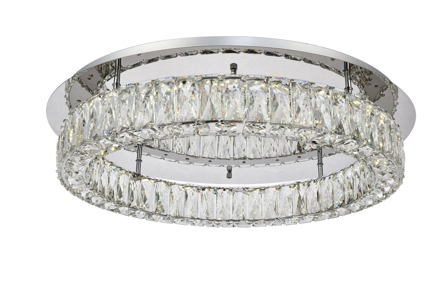 Elegant Lighting - 3503F26C - LED Flush Mount - Monroe - Chrome