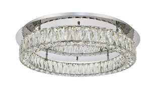 Elegant Lighting - 3503F26C - LED Flush Mount - Monroe - Chrome