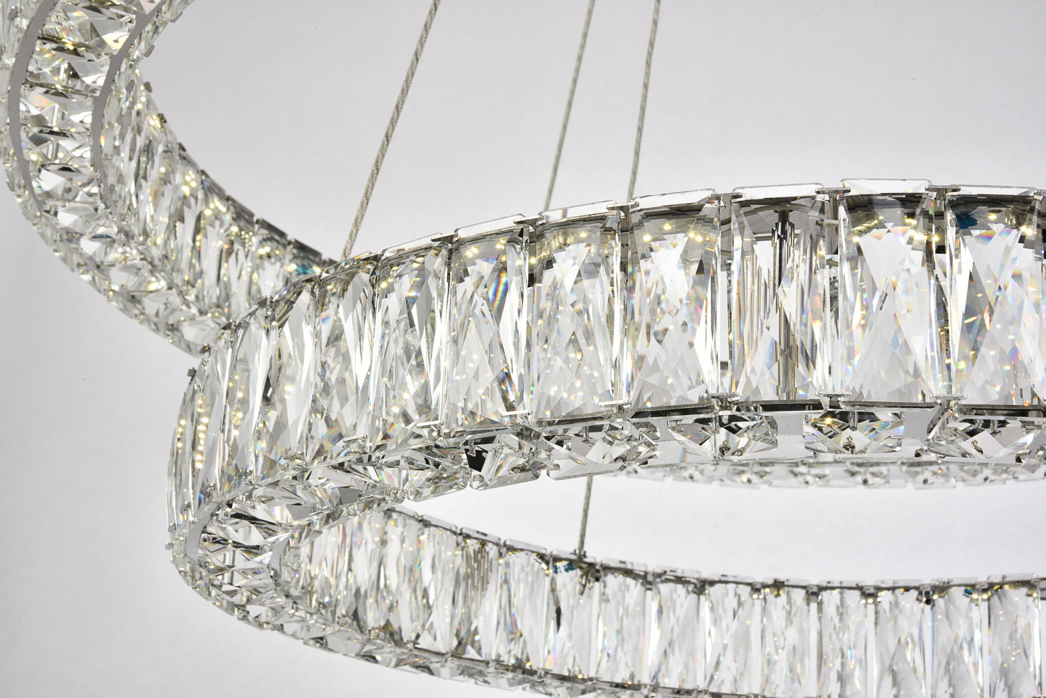 Elegant Lighting - 3503G32C - LED Chandelier - Monroe - Chrome