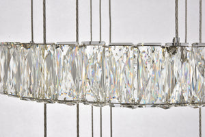 Elegant Lighting - 3503G5LC - LED Chandelier - Monroe - Chrome