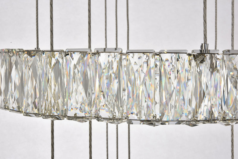 Elegant Lighting - 3503G5LC - LED Chandelier - Monroe - Chrome