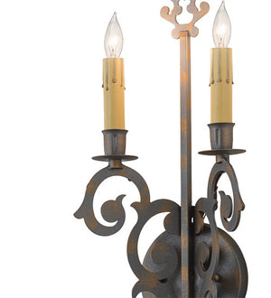 2nd Avenue - 04.0971.2.ADA.074U - Two Light Wall Sconce - Aneila - French Bronze