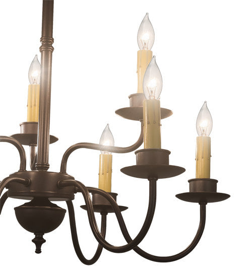 2nd Avenue - 58303-46 - Nine Light Chandelier - Ean - Mahogany Bronze