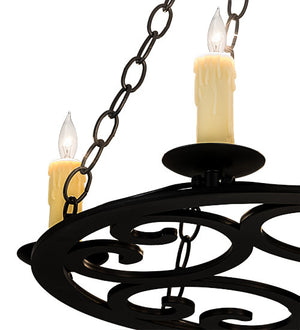 2nd Avenue - 87335.18.072U - Four Light Pendant - Ashley - Blackwash