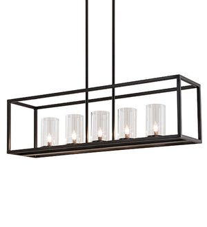 2nd Avenue - 736-36 - Five Light Pendant - Affinity - Timeless Bronze