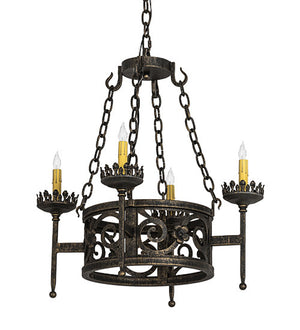 2nd Avenue - 01.0845.24.090U - Four Light Pendant - Majella - English Bronze