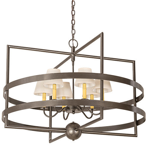 2nd Avenue - 200109-27.3BZM - Six Light Pendant - Aldari - Bronze Metallic