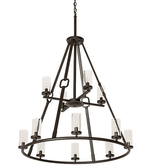 2nd Avenue - 36396-72 - 12 Light Chandelier - Loxley - Oil Rubbed Bronze