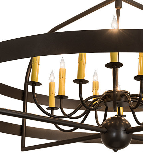 2nd Avenue - 49862-1 - 12 Light Chandelier - Aldari - Timeless Bronze