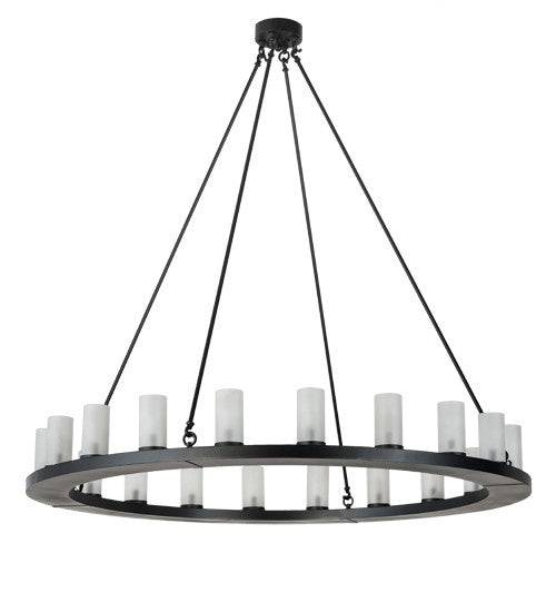 2nd Avenue - 18742-44 - 20 Light Chandelier - Loxley - Blackwash