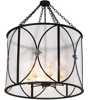 2nd Avenue - 48259-1169 - Eight Light Chandelier - Penelope - Textured Black & Nickel