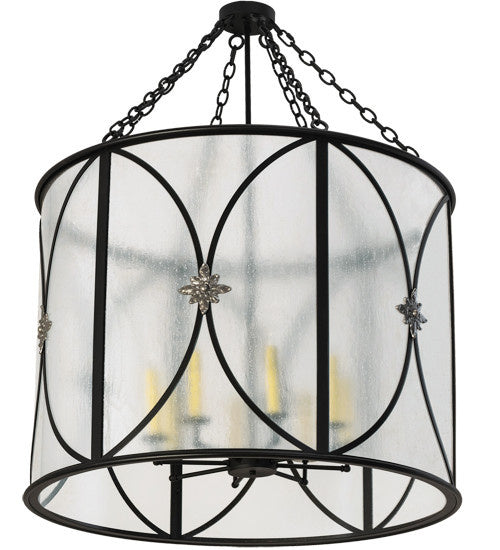 2nd Avenue - 48259-1169 - Eight Light Chandelier - Penelope - Textured Black & Nickel