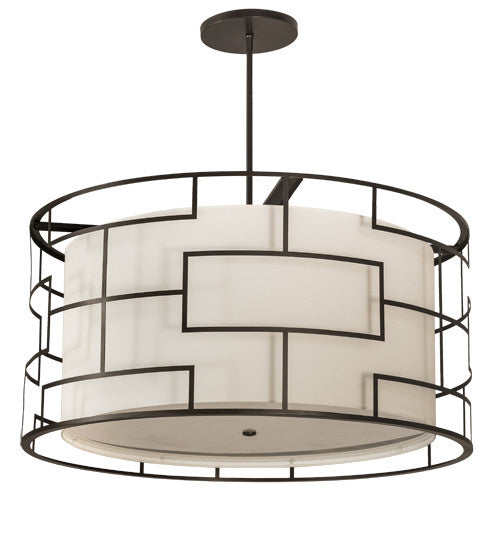 2nd Avenue - 47110-818 - Six Light Pendant - Cilindro - Bronze