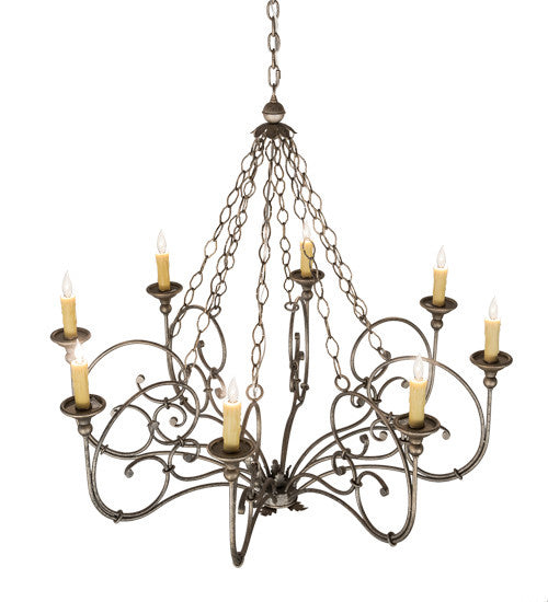 2nd Avenue - 871136.42.023 - Eight Light Chandelier - Rachelle - Corinth