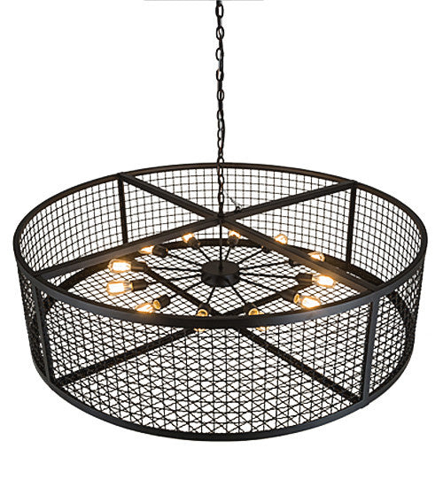 2nd Avenue - 736-30 - 12 Light Chandelier - Paloma Golpe - Textured Black