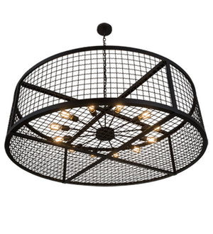 2nd Avenue - 736-30 - 12 Light Chandelier - Paloma Golpe - Textured Black