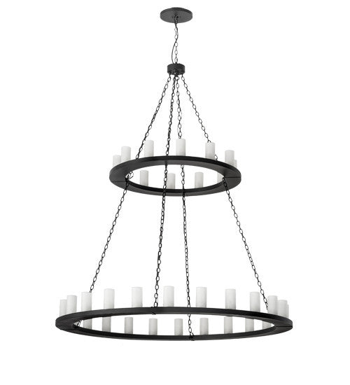 2nd Avenue - 48259-1110 - 36 Light Chandelier - Loxley - Textured Black