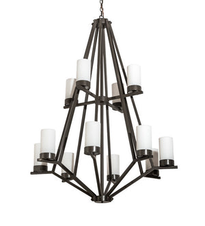 2nd Avenue - 736-43 - 12 Light Chandelier - Galen - Timeless Bronze