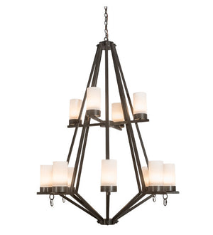 2nd Avenue - 736-43 - 12 Light Chandelier - Galen - Timeless Bronze