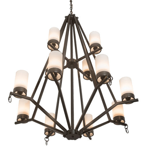 2nd Avenue - 736-43 - 12 Light Chandelier - Galen - Timeless Bronze