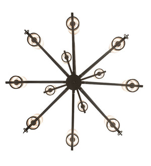 2nd Avenue - 736-43 - 12 Light Chandelier - Galen - Timeless Bronze