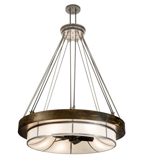 2nd Avenue - 66227-2 - 16 Light Pendant - Cilindro - Pewter/AntCopper/ExtChrome