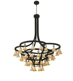 2nd Avenue - 204278-28 - LED Chandelier - Cretella - Solar Black