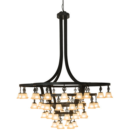 2nd Avenue - 204278-28 - LED Chandelier - Cretella - Solar Black