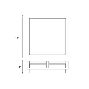 Justice Designs - ALR-7569W-DBRZ - LED Outdoor Flush Mount - Alabaster Rocks - Dark Bronze