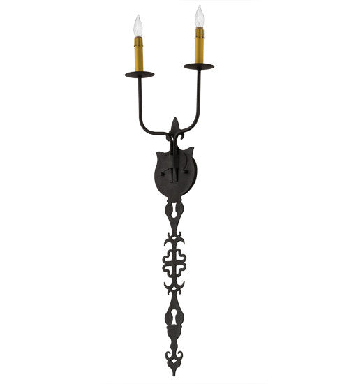 2nd Avenue - 04.1079.2.ADA.F800 - Two Light Wall Sconce - Merano - Gunmetal