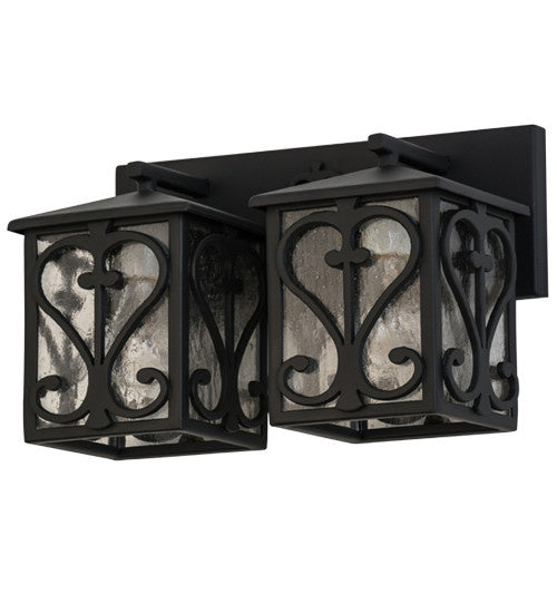 2nd Avenue - 61009-3 - Two Light Vanity - Caprice - Wrought Iron