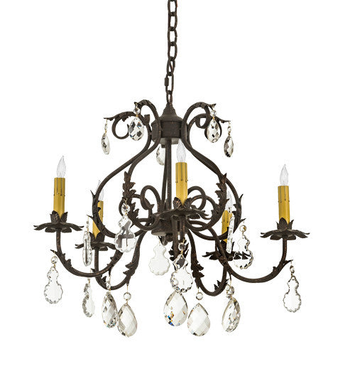 2nd Avenue - 87896.24.261U - Five Light Chandelier - Chantilly - Gilded Tobacco