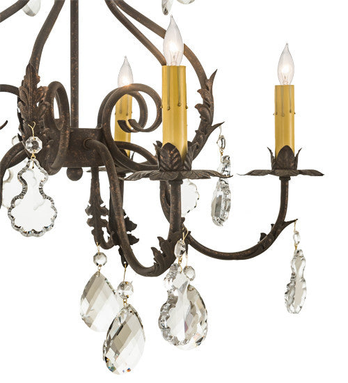 2nd Avenue - 87896.24.261U - Five Light Chandelier - Chantilly - Gilded Tobacco