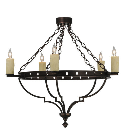 2nd Avenue - 213812-2 - Five Light Semi-Flushmount - Bottini - Mahogany Bronze