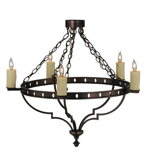 2nd Avenue - 213812-2 - Five Light Semi-Flushmount - Bottini - Mahogany Bronze