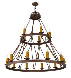 2nd Avenue - 01.0750.54.60H - 15 Light Chandelier - Lakeshore - Antique Rust