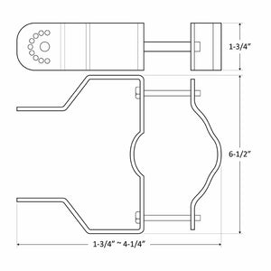 Westgate - SOLF-PMR-17W - Pole Mount - Light Grey