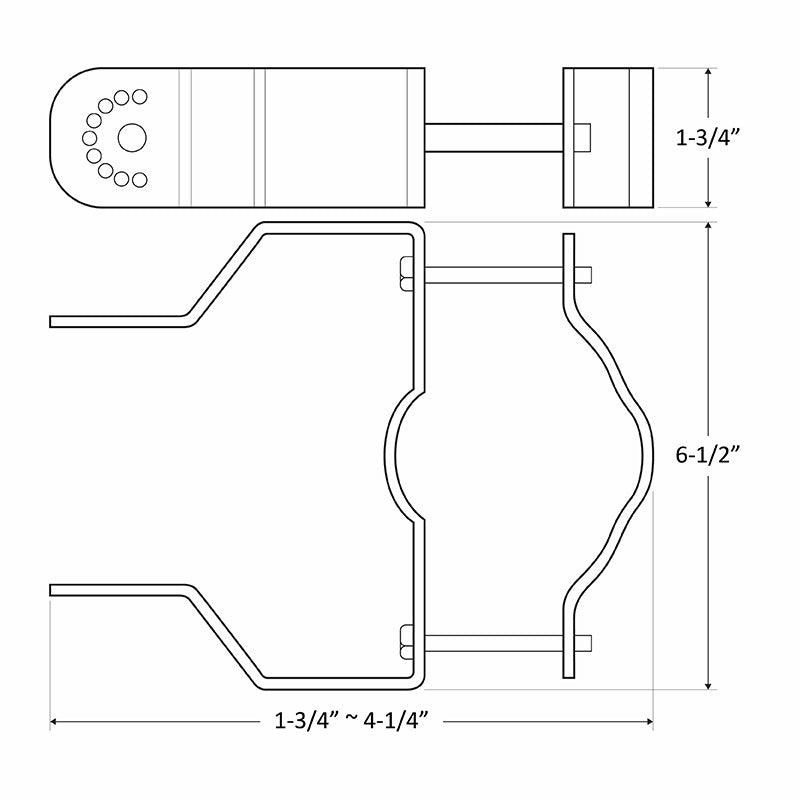 Westgate - SOLF-PMR-17W - Pole Mount - Light Grey