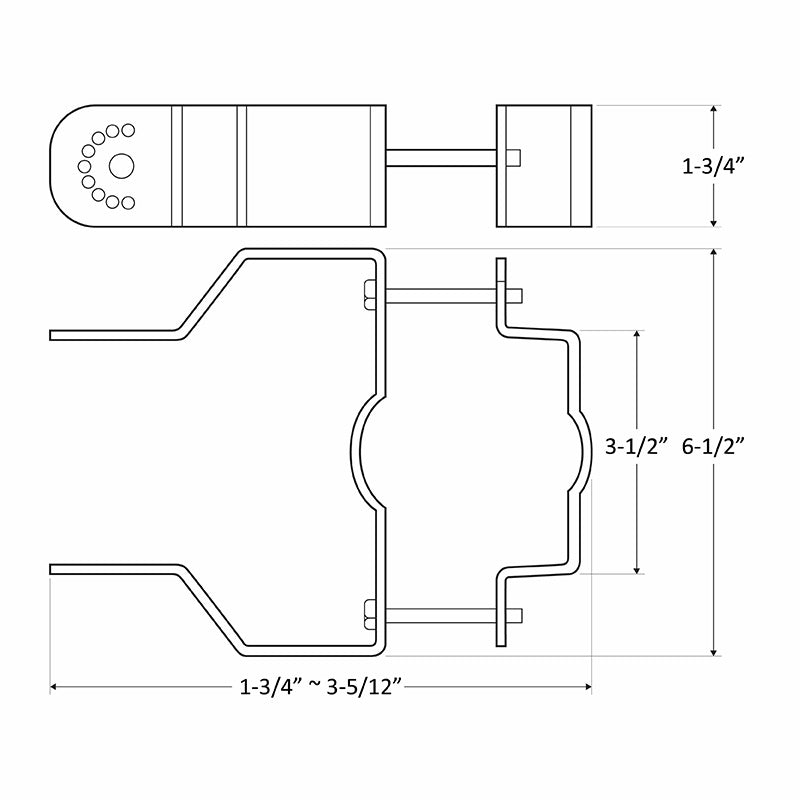 Westgate - SOLF-PMS-17W - Pole Mount - Light Grey