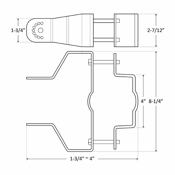 Westgate - SOLF-PMS-36W/54W - Pole Mount - Light Grey