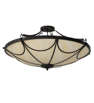 2nd Avenue - 05.0534.48.24H.TB - Eight Light Semi-Flushmount - Carousel - Timeless Bronze