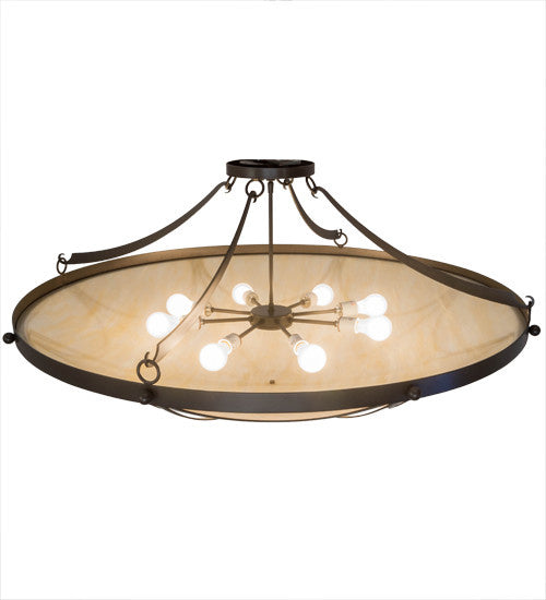 2nd Avenue - 05.0534.48.24H.TB - Eight Light Semi-Flushmount - Carousel - Timeless Bronze