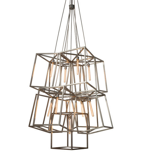 2nd Avenue - 210102-5 - Nine Light Pendant - Kitzi - Chrome Powder Coat