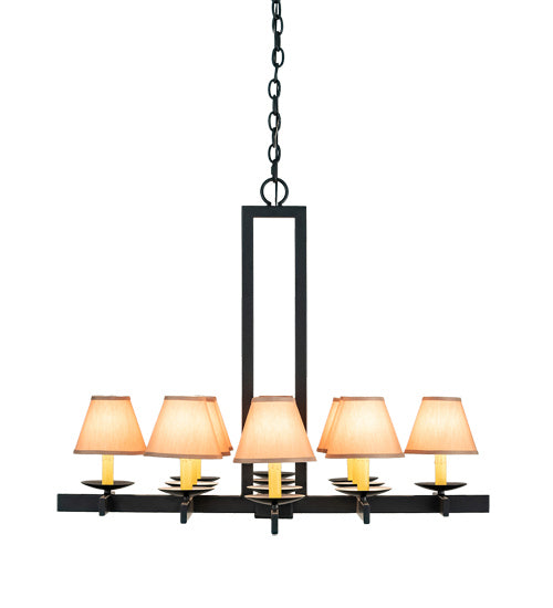 Meyda Tiffany - 202912 - 12 Light Chandelier - Dante - Blackwash