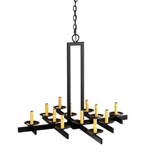 Meyda Tiffany - 202912 - 12 Light Chandelier - Dante - Blackwash