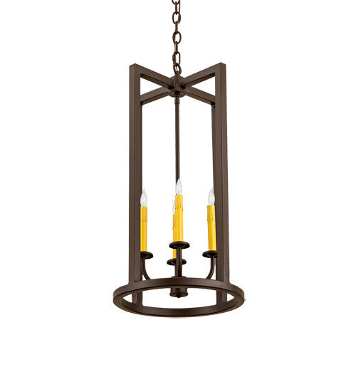 2nd Avenue - 40525-43 - Four Light Pendant - Porte Tournante - Oil Rubbed Bronze