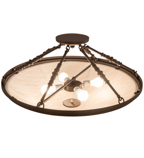 2nd Avenue - 1-0059036307-187.FI - Four Light Semi-Flushmount - Commerce - Oil Rubbed Bronze