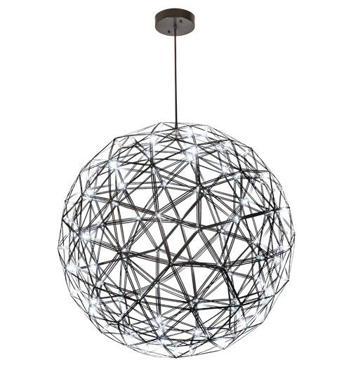 2nd Avenue - s5020-126 - 92 Light Pendant - Geosphere - Oil Rubbed Bronze